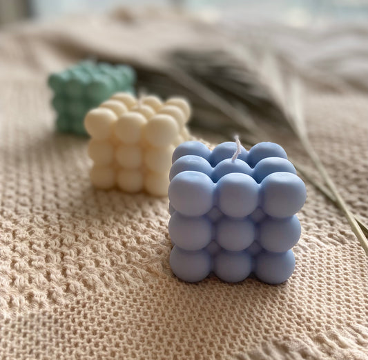 Bubble Cube Candle