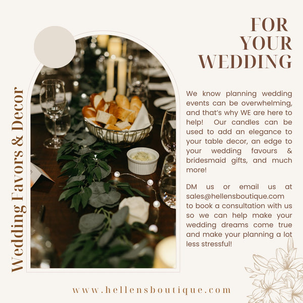 How to Use Handmade Candles for Your Dream Wedding