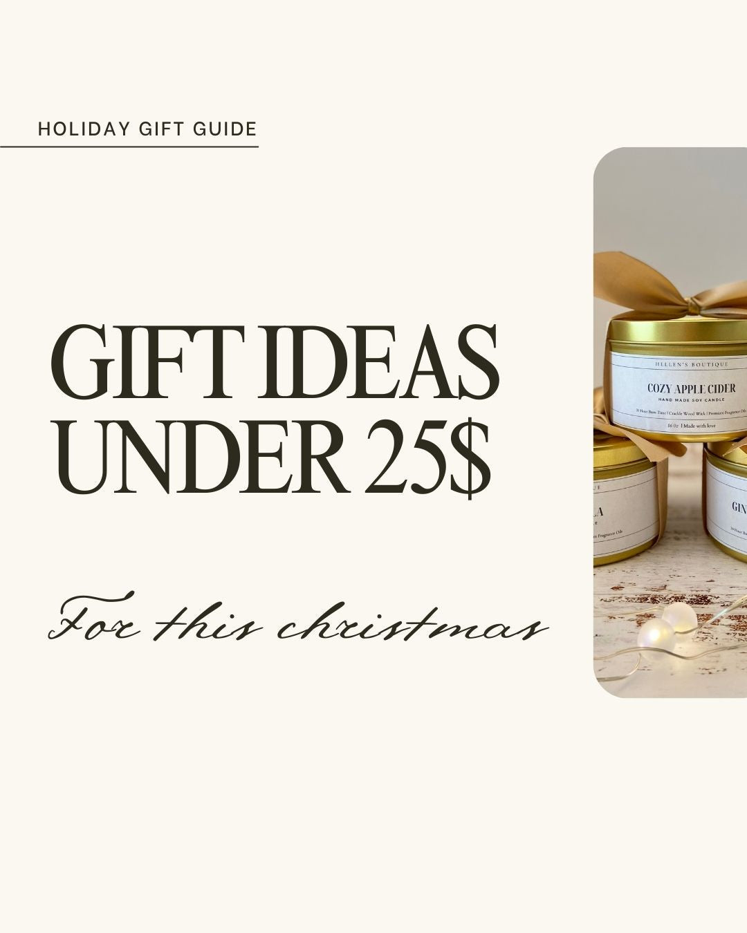 Your Holiday Gift Guide under 15$