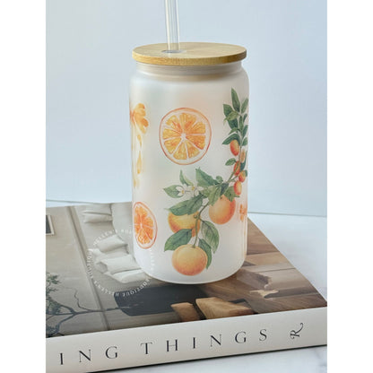 Frosted Glass + Rose Bear Candle- Gift Set