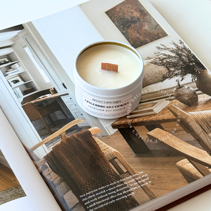 Mini Wood Wick Candle Tins