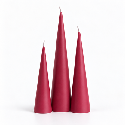 Christmas Tree Candle - Set of 3
