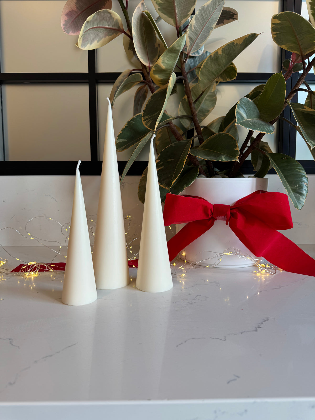 Christmas Tree Candle - Set of 3