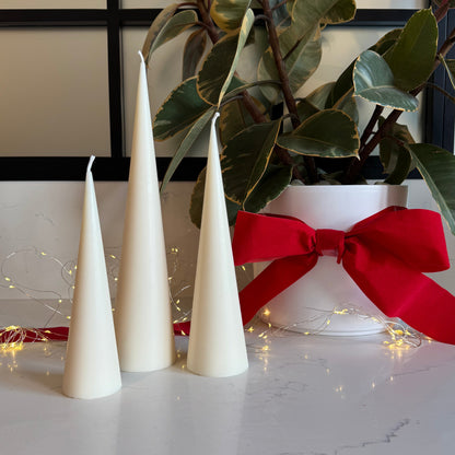 Christmas Tree Candle - Set of 3