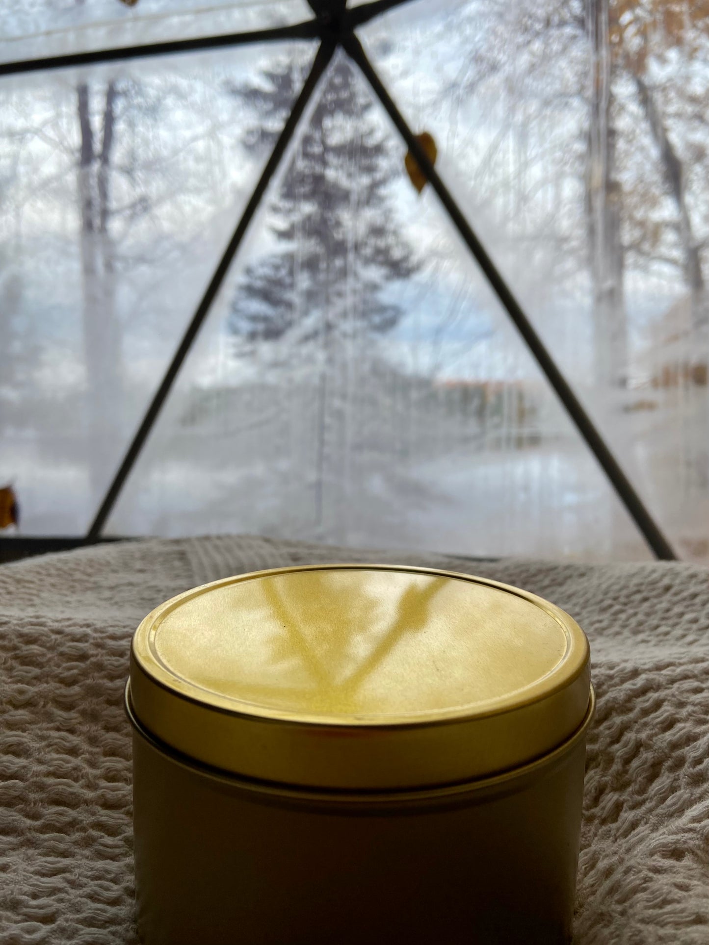 Gold Tin Candle